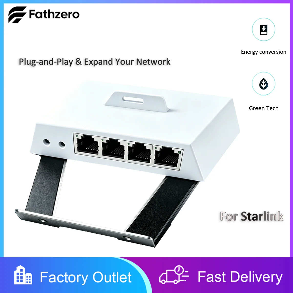 For Starlink TP-LINK Ethernet Switches with 4 Network Ports Latest Generation of Satellite Internet Adapters for RV Home Office
For Starlink TP-LINK Ethernet Switches with 4 Network Ports Latest Generation of Satellite Internet Adapters for RV Home Office