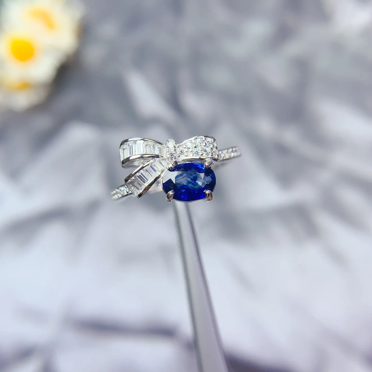 Natural Sapphire Ring Deep Royal Blue Brilliance S925 Sterling Silver Majestic Feminine Daily Party Jewelry
Natural Sapphire Ring Deep Royal Blue Brilliance S925 Sterling Silver Majestic Feminine Daily Party Jewelry