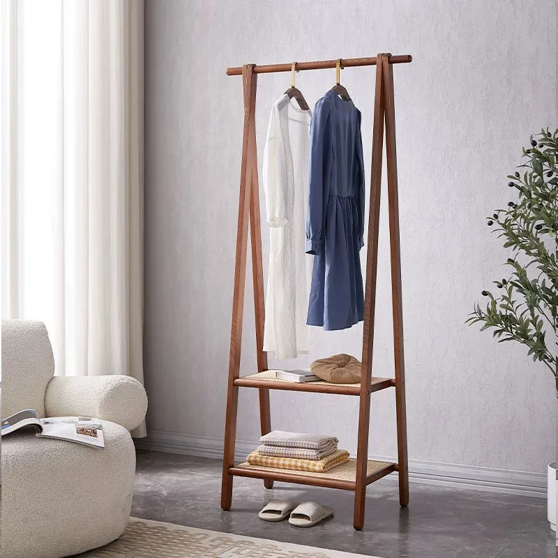 American floor-to-ceiling coat rack, all solid wood walnut color rack, real vine homestay bedroom home multi-functional hanger
American floor-to-ceiling coat rack, all solid wood walnut color rack, real vine homestay bedroom home multi-functional hanger
