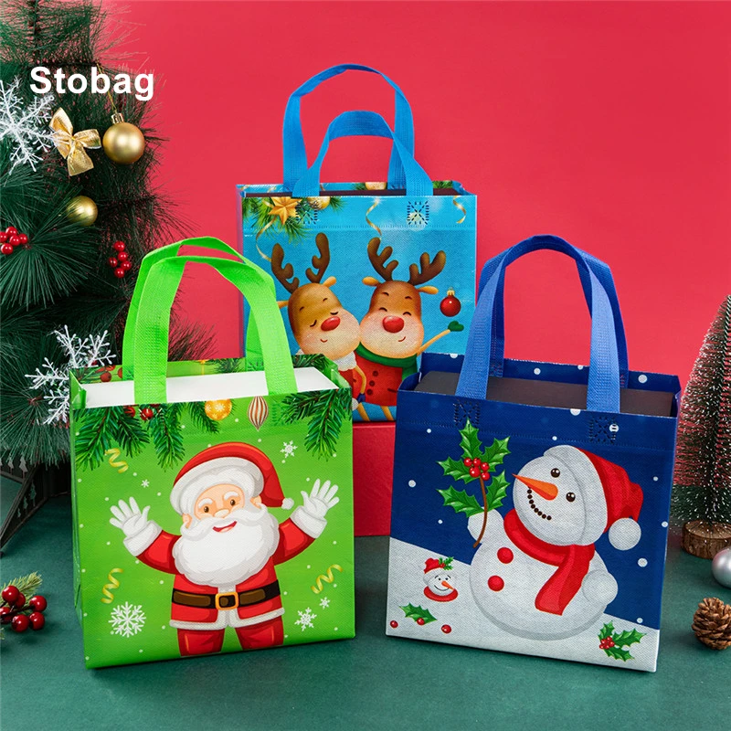 StoBag 4pcs/1Lot New Christmas Non-woven Fabric Tote Bags Candy Gift Packaging Santa Claus Kids Holiday Happy Year Party Favors
StoBag 4pcs/1Lot New Christmas Non-woven Fabric Tote Bags Candy Gift Packaging Santa Claus Kids Holiday Happy Year Party Favors