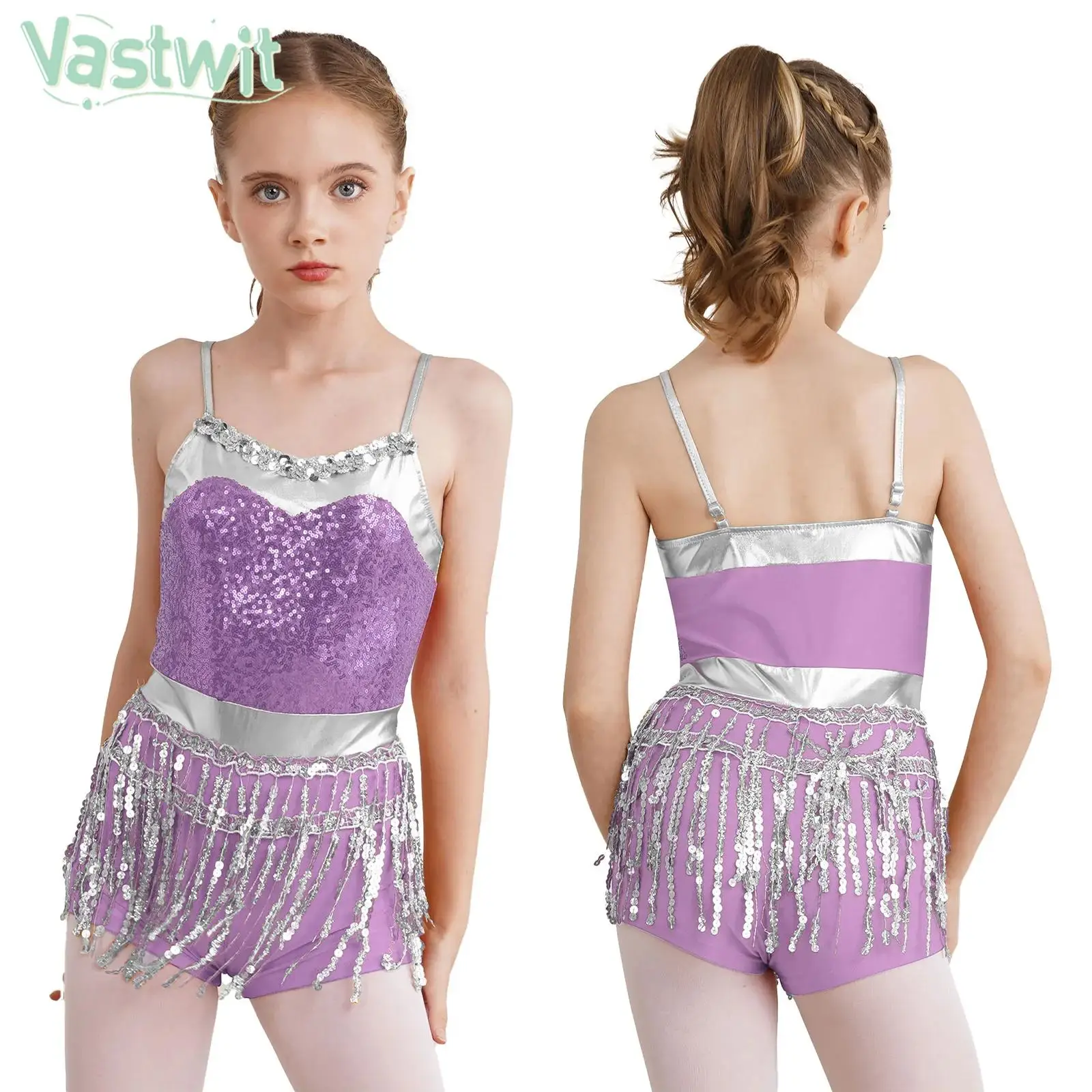 Teen Girls Latin Jazz Dance Samba Cha-cha Figure Skating Shiny Sequin Stage Performance Bodysuit Tassel Leotard Dress Dancewear
Teen Girls Latin Jazz Dance Samba Cha-cha Figure Skating Shiny Sequin Stage Performance Bodysuit Tassel Leotard Dress Dancewear