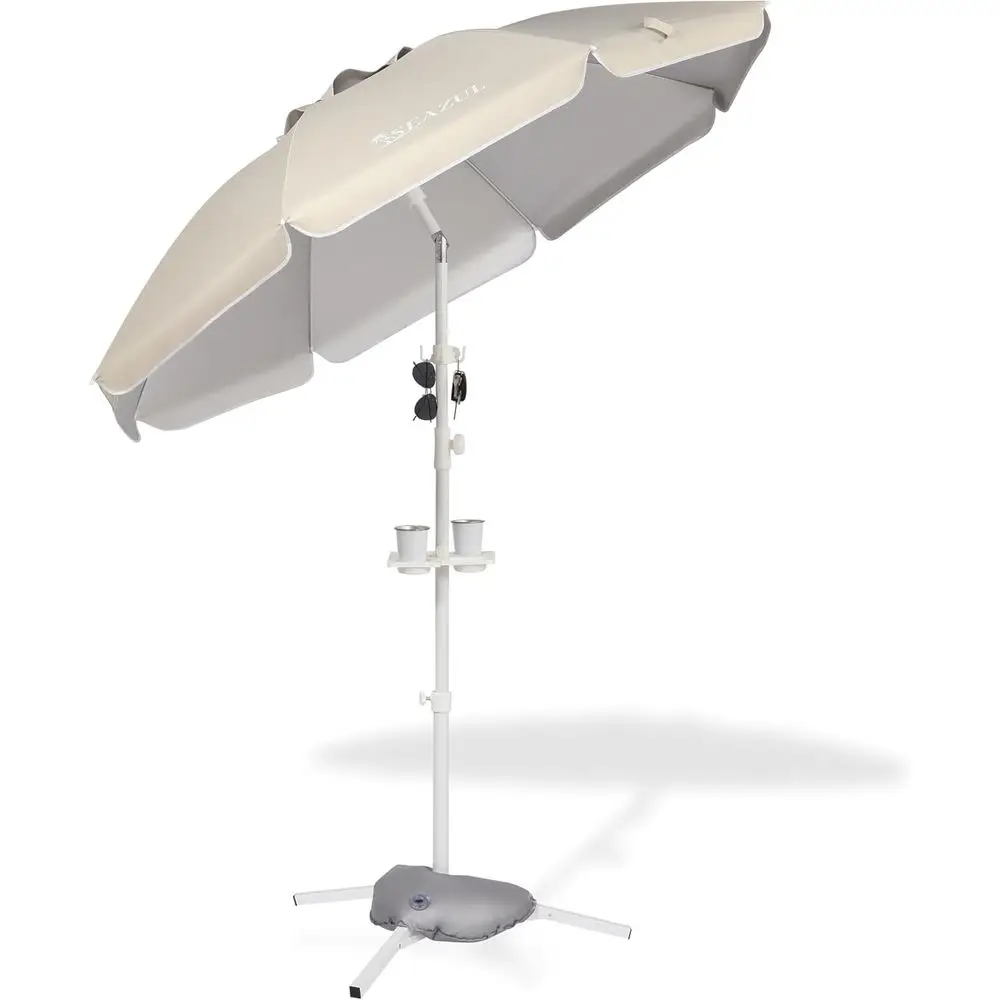 Portable 6.5t Khaki Sun Shade Umbrella with Stand, Lightweight, Adjustable, Water Weight Bag Included for Sports and Sun Protect
Portable 6.5t Khaki Sun Shade Umbrella with Stand, Lightweight, Adjustable, Water Weight Bag Included for Sports and Sun Protect