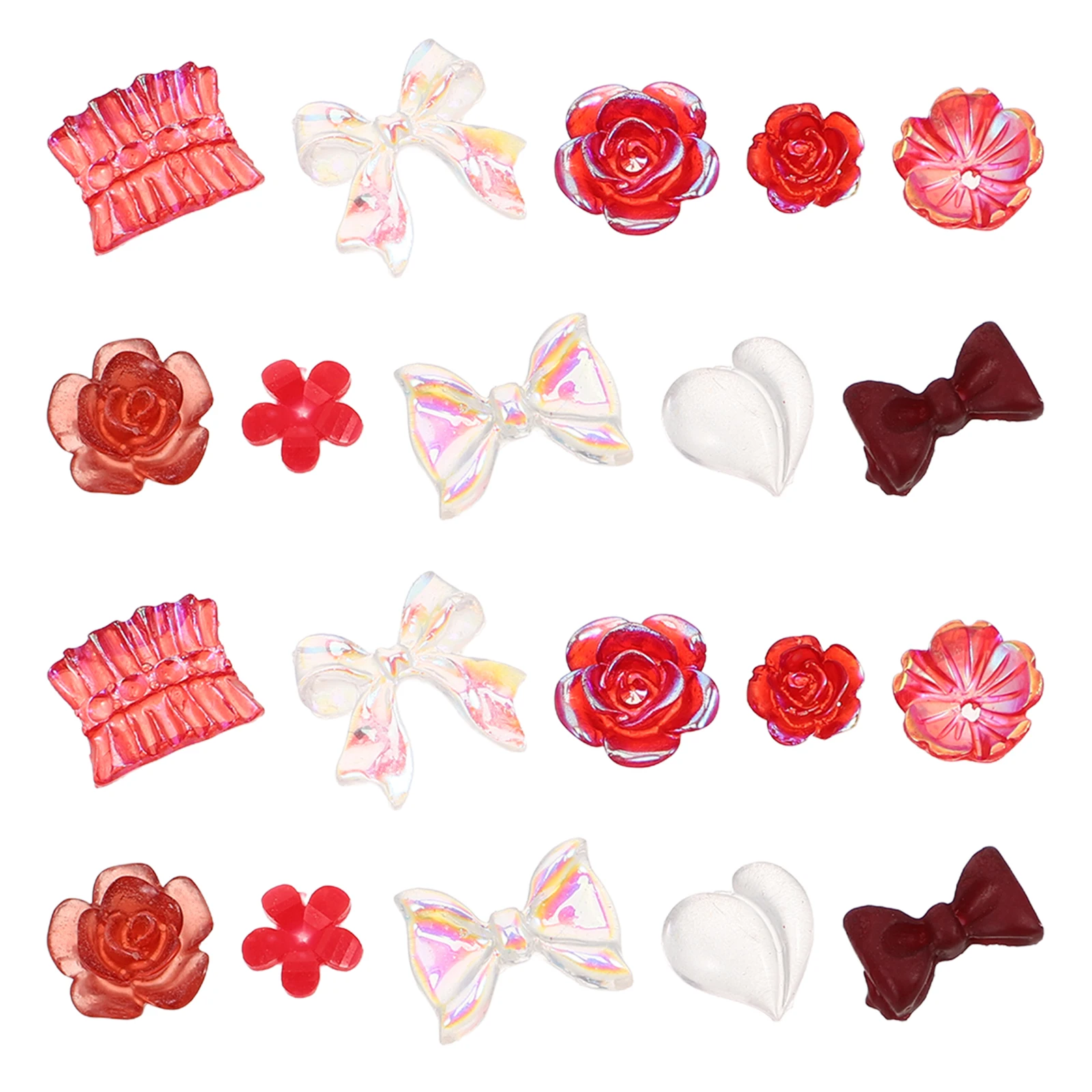 400pcs Nail Accessories Set Heart Bowknot Flower Resin Decorations for DIY Fake Nails Manicure Art Supplies Nail Decors
400pcs Nail Accessories Set Heart Bowknot Flower Resin Decorations for DIY Fake Nails Manicure Art Supplies Nail Decors