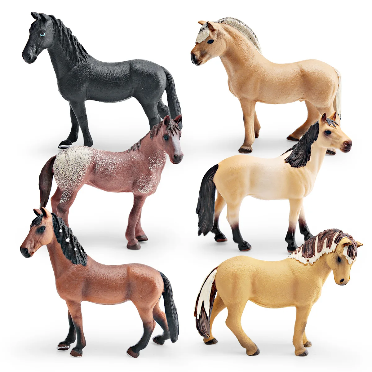 Cross-border Simulation Wild Animal Models Appaloosa Horse Fjord Horse Trakehner Mare Children's Cognitive Toys
Cross-border Simulation Wild Animal Models Appaloosa Horse Fjord Horse Trakehner Mare Children's Cognitive Toys
