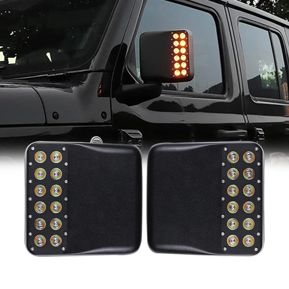 LED Side Rearview Mirror Housing w/ Dual Row Turn Signal Lights Daytime Running DRL For Jeep Wrangler JL 2018-2025
LED Side Rearview Mirror Housing w/ Dual Row Turn Signal Lights Daytime Running DRL For Jeep Wrangler JL 2018-2025