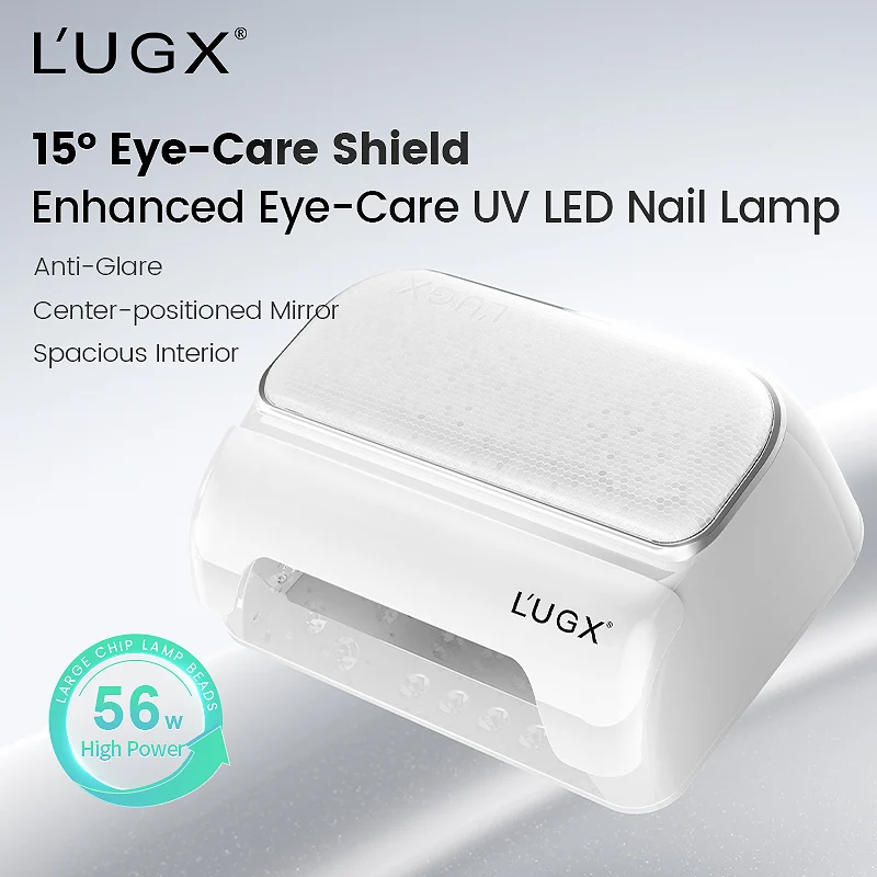 L'UGX LG802 Plug-in Nail Lamp 56W UV LED Gel Nail Dryer 15° Eye Protection Cover Detachable Hand Rest Professional Manicure Pedi
L'UGX LG802 Plug-in Nail Lamp 56W UV LED Gel Nail Dryer 15° Eye Protection Cover Detachable Hand Rest Professional Manicure Pedi