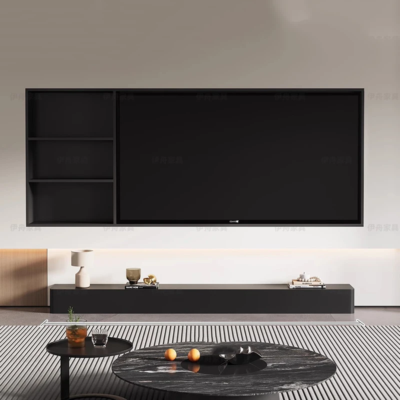 Black Modern TV Stands Italian Vintage Vertical Living Room TV Stands Luxury Design Rack Suspenso Para Sala Para Tv Furniture
Black Modern TV Stands Italian Vintage Vertical Living Room TV Stands Luxury Design Rack Suspenso Para Sala Para Tv Furniture