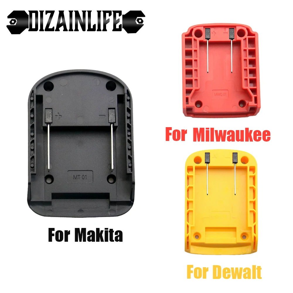 1PC DIY Battery Adapter Converter Base Charging Head Shell for Makita for DeWalt for Milwaukee 18V Lithium Battery Connector
1PC DIY Battery Adapter Converter Base Charging Head Shell for Makita for DeWalt for Milwaukee 18V Lithium Battery Connector