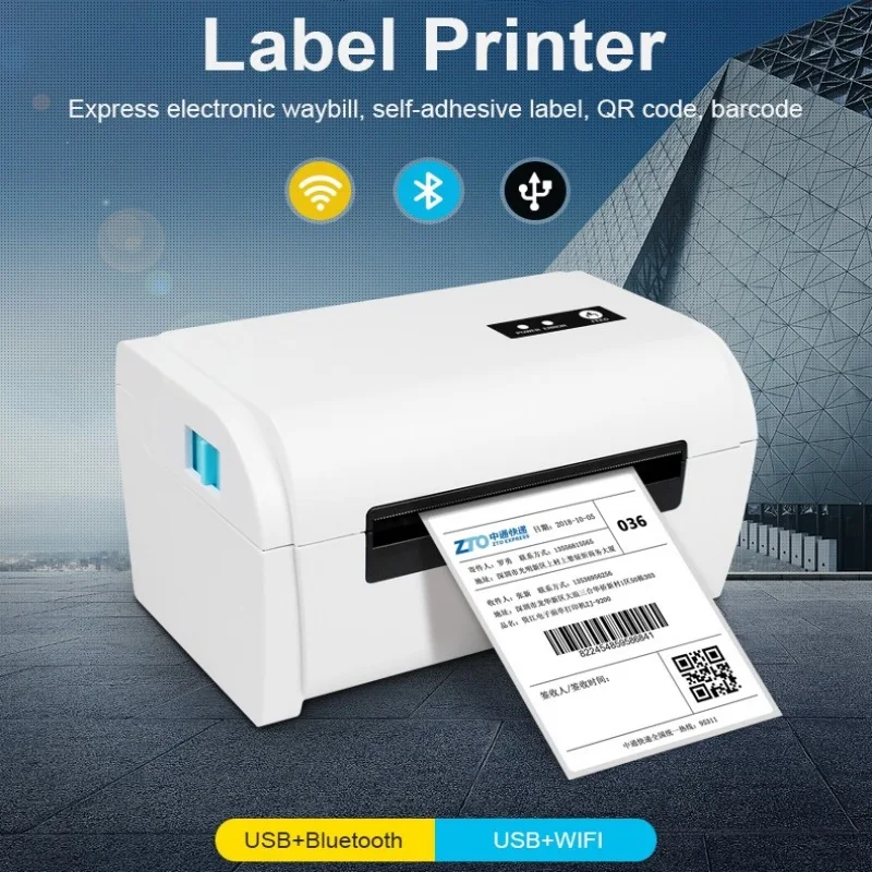 4x6 Thermal Shipping Label Printer Inkless Express Waybill Barcode Stickers Thermal Printer Compatible with Smartphone&PC
4x6 Thermal Shipping Label Printer Inkless Express Waybill Barcode Stickers Thermal Printer Compatible with Smartphone&PC
