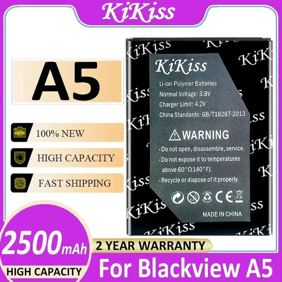 2500 мАч для мобильного телефона Blackview A5, замена аккумулятора премиум-класса, надежное питание
2500 мАч для мобильного телефона Blackview A5, замена аккумулятора премиум-класса, надежное питание