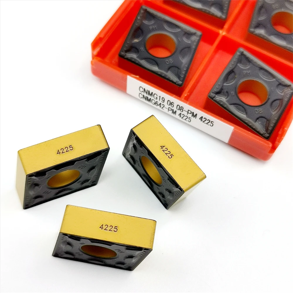 10Pcs CNMG 190608 Processing Metal Turning Tool CNMG190608-PM 4225 Carbide Insert CNC Hard Alloy Blade Cutting Metal Tool
10Pcs CNMG 190608 Processing Metal Turning Tool CNMG190608-PM 4225 Carbide Insert CNC Hard Alloy Blade Cutting Metal Tool