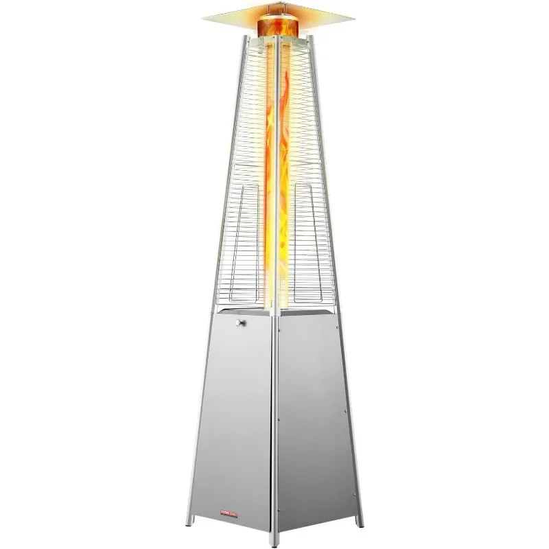 VEVOR Patio Heater for Outdoor Use, 48000BTU Pyramid Propane Heater w/Wheels, Quartz Glass Tube Outdoor Patio Flame Heater
VEVOR Patio Heater for Outdoor Use, 48000BTU Pyramid Propane Heater w/Wheels, Quartz Glass Tube Outdoor Patio Flame Heater