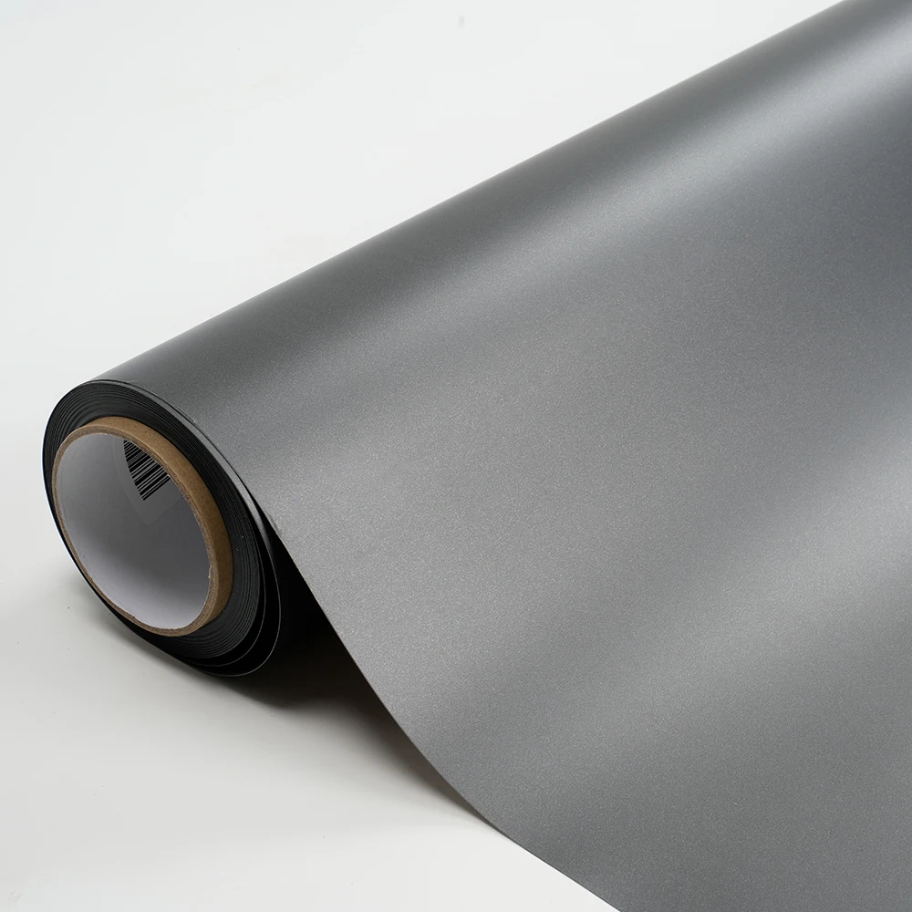 Factory Customized 1.52X17M PVC Smoky Grey Car Wrapping Film PET Liner Matte Metallic Diamond Grey Car Vinyl Wrap
Factory Customized 1.52X17M PVC Smoky Grey Car Wrapping Film PET Liner Matte Metallic Diamond Grey Car Vinyl Wrap
