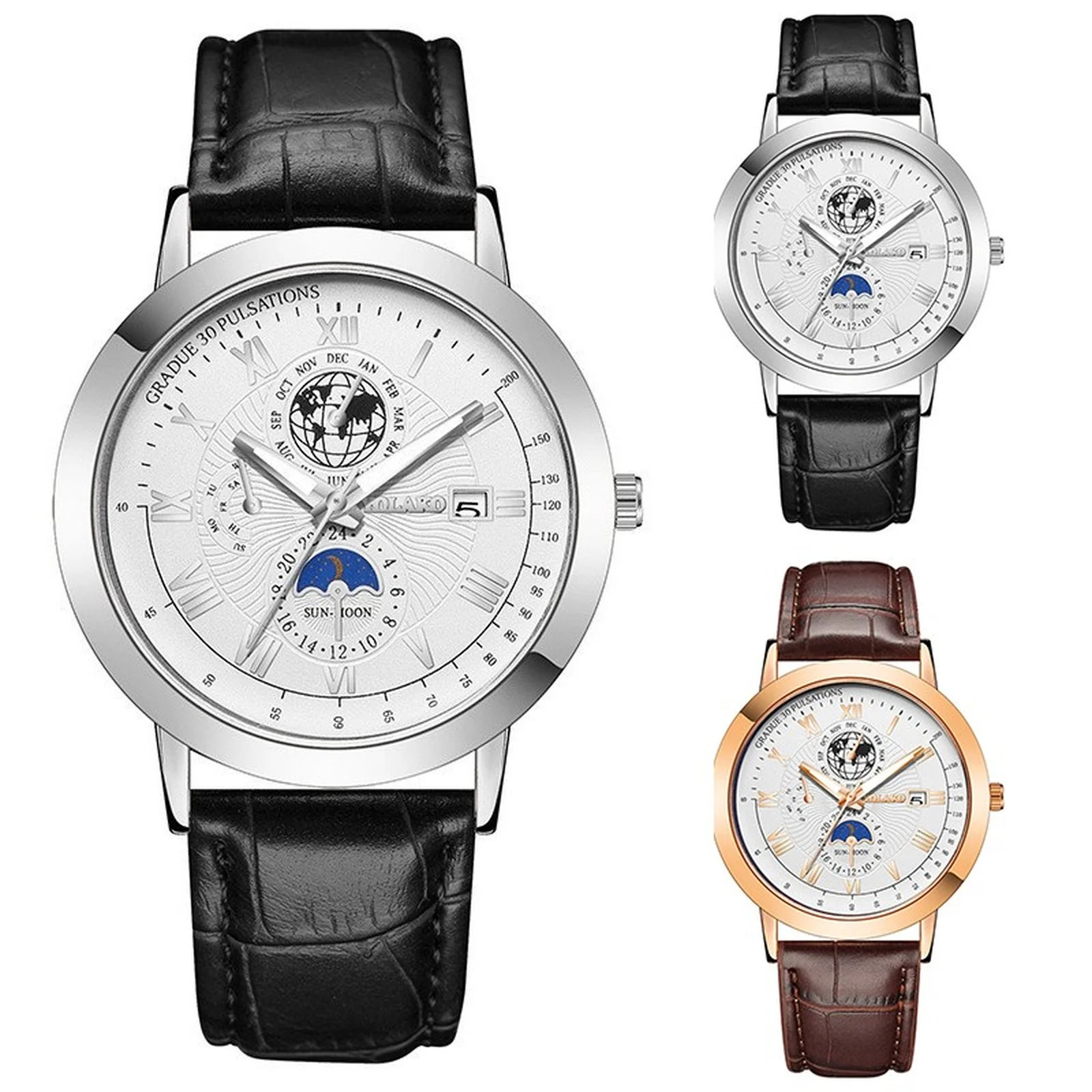 New Men Fashion Casual Simple Style Watch Classic Round Dial Leather Band Quartz Watch Male Business Daily Wear Delicate Clock
New Men Fashion Casual Simple Style Watch Classic Round Dial Leather Band Quartz Watch Male Business Daily Wear Delicate Clock