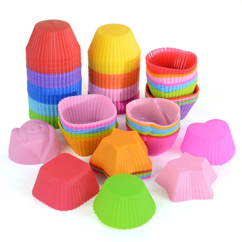 12pcs/Set Silicone Cake Cup Liner Baking Cup Mold Round Shaped Muffin Cupcake Cake Tools Bakeware Baking Pastry Kitchen Supplies
12pcs/Set Silicone Cake Cup Liner Baking Cup Mold Round Shaped Muffin Cupcake Cake Tools Bakeware Baking Pastry Kitchen Supplies