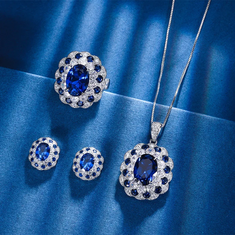 Autumn and Winter New Jewelry Gold-Plated Blue Spinel Elegant Egg-Shaped Set 10*14-6*8
Autumn and Winter New Jewelry Gold-Plated Blue Spinel Elegant Egg-Shaped Set 10*14-6*8