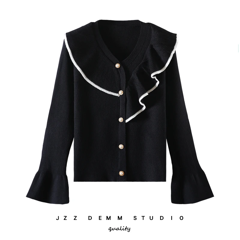 V-Ne Pearl Button Knitted Long Sve Slim Fit Sweater Coat Women's Faion Commute Sle Korean Version Bell Sve
V-Ne Pearl Button Knitted Long Sve Slim Fit Sweater Coat Women's Faion Commute Sle Korean Version Bell Sve