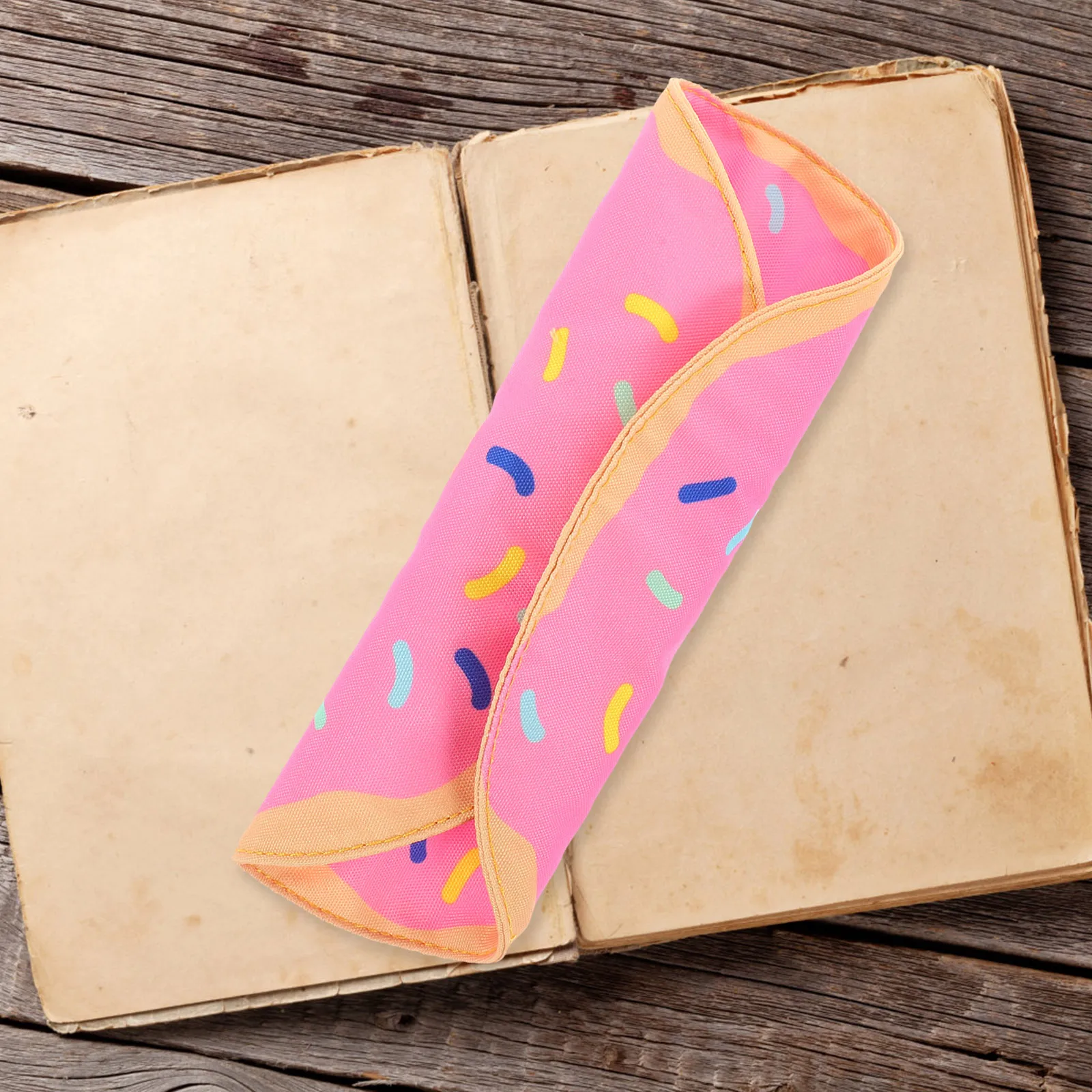 Lovely Donut Bread Shaped Pencil Case Canvas Roll Pen Bag Big Capacity Large Storage for Pens Pencils Student Daily Use
Lovely Donut Bread Shaped Pencil Case Canvas Roll Pen Bag Big Capacity Large Storage for Pens Pencils Student Daily Use