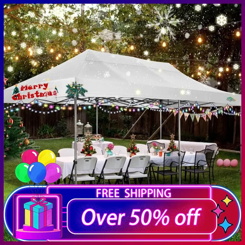 10x20 Heavy Duty Pop up Canopy Tent with 6 sidewalls Easy Up Commercial Outdoor Tents for Parties All Season Wind & Waterproof
10x20 Heavy Duty Pop up Canopy Tent with 6 sidewalls Easy Up Commercial Outdoor Tents for Parties All Season Wind & Waterproof