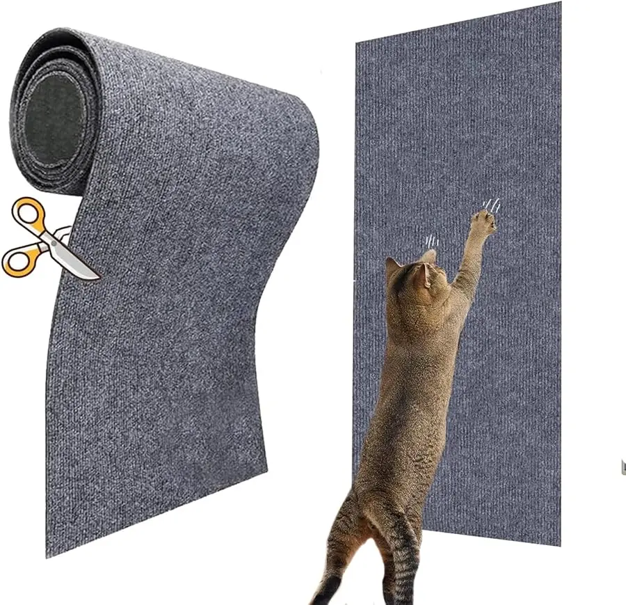KEYIDE 79 x 16 Cat Scratch Couch Furniture Protector, Cat Scratcher Wall Pad from Claws for DlY Scratch Post Tree Climbi
KEYIDE 79 x 16 Cat Scratch Couch Furniture Protector, Cat Scratcher Wall Pad from Claws for DlY Scratch Post Tree Climbi