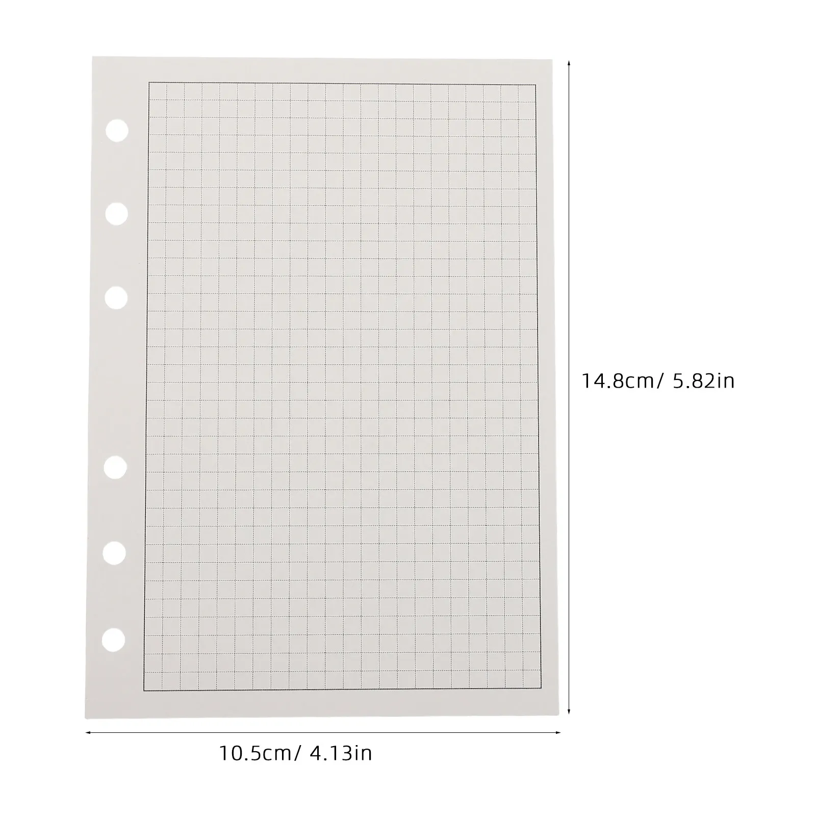 100pcs A6 Graph Paper Refill Loose-Leaf Binder Grid Sheet Filler For 6-Ring Binder Blank Note Books Grid Paper For Planner
100pcs A6 Graph Paper Refill Loose-Leaf Binder Grid Sheet Filler For 6-Ring Binder Blank Note Books Grid Paper For Planner