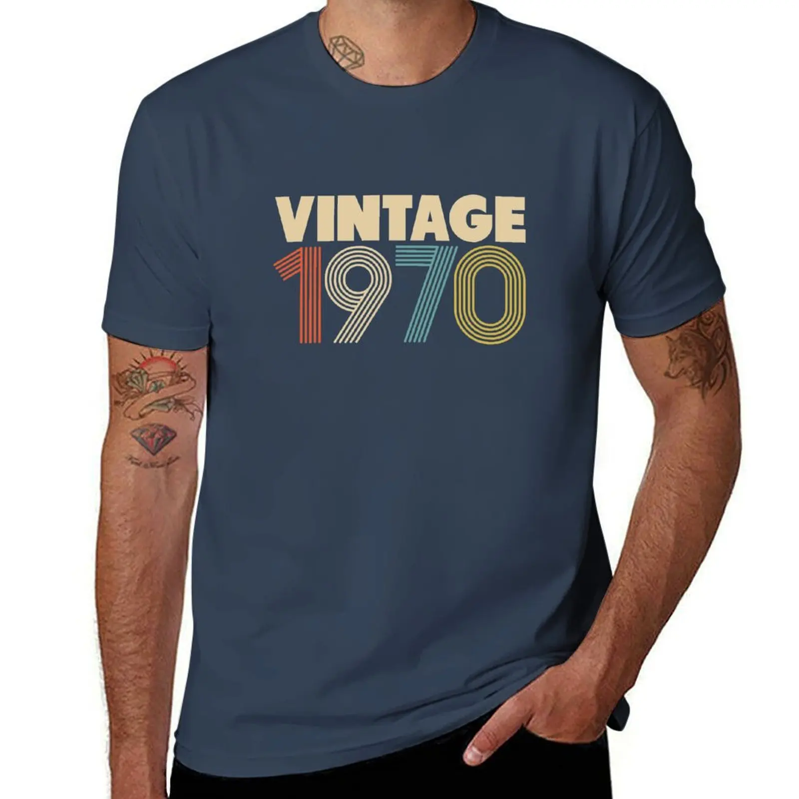 Vintage 1970 - 48th Birthday T-Shirt anime figures Short sleeve tee T-shirts man t shirts for men graphic
Vintage 1970 - 48th Birthday T-Shirt anime figures Short sleeve tee T-shirts man t shirts for men graphic