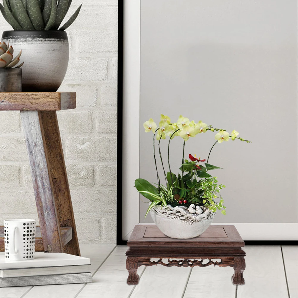 Rectangular Base Wood Plant Stand Sturdy Display Pedestal for Flower Pot Vase Indoor Garden Living Room Decor Wooden
Rectangular Base Wood Plant Stand Sturdy Display Pedestal for Flower Pot Vase Indoor Garden Living Room Decor Wooden