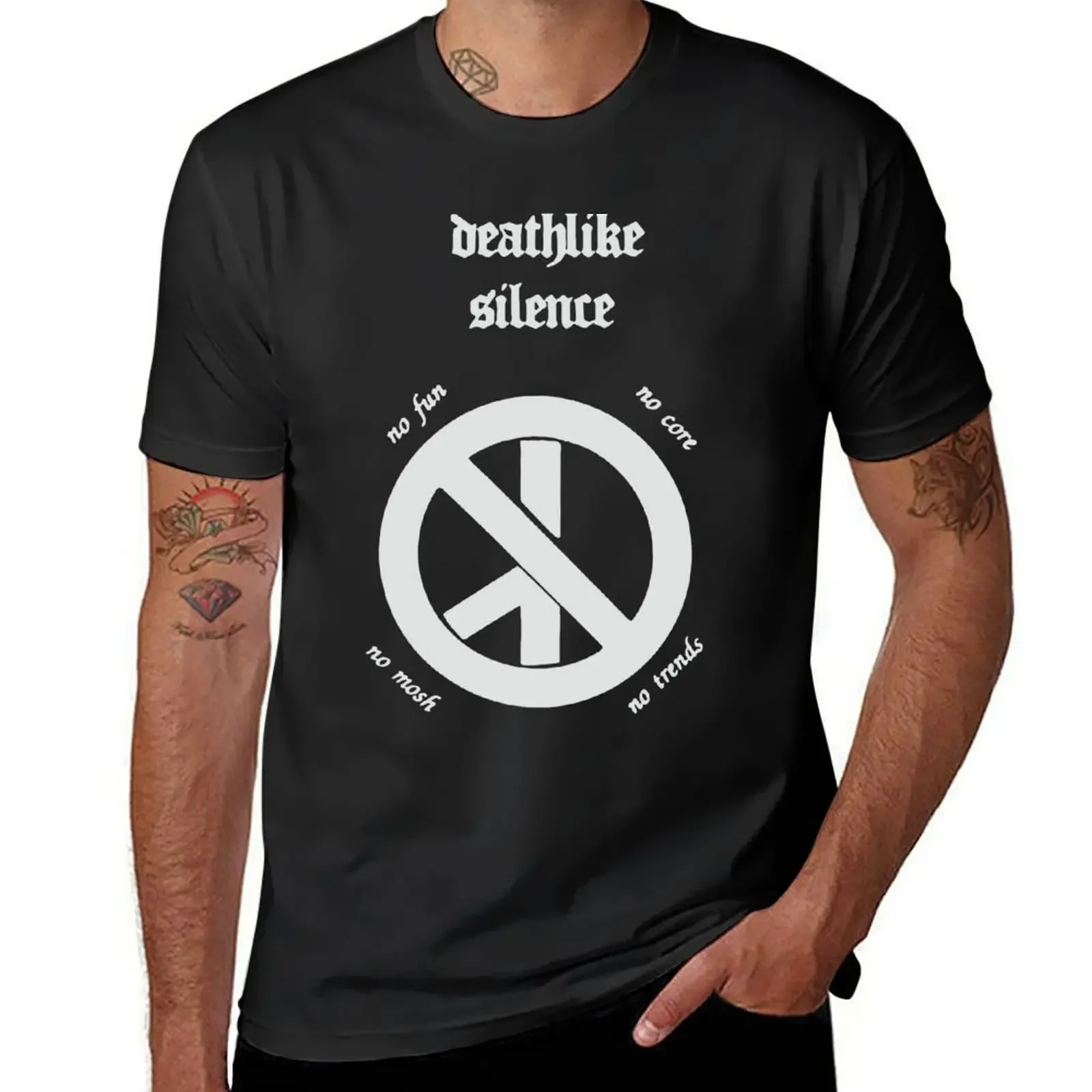 Deathlike Silence T-Shirt customs design your own customizeds vintage t shirts man t shirt t shirt men 100℅ cotton
Deathlike Silence T-Shirt customs design your own customizeds vintage t shirts man t shirt t shirt men 100℅ cotton