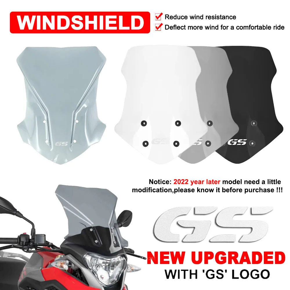 Motorcycle Windscreen Windshield Visor Accessories For BMW G310GS 2017-2025 G 310 GS Double Bubble Screen Wind Deflector Cover
Motorcycle Windscreen Windshield Visor Accessories For BMW G310GS 2017-2025 G 310 GS Double Bubble Screen Wind Deflector Cover