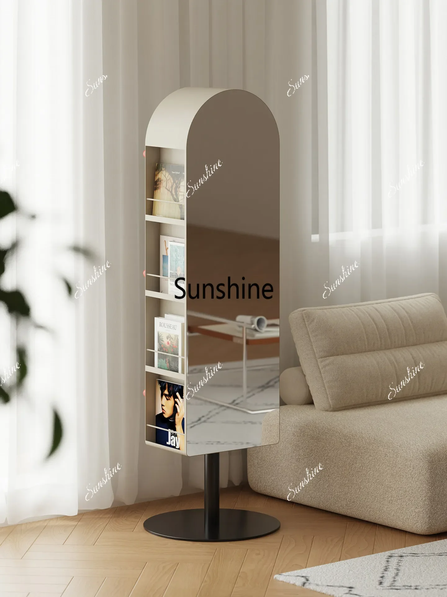 Rotating full-length mirror household bedroom floor-to-ceiling full-length mirror multi-layer bookshelf lockerTJ
Rotating full-length mirror household bedroom floor-to-ceiling full-length mirror multi-layer bookshelf lockerTJ