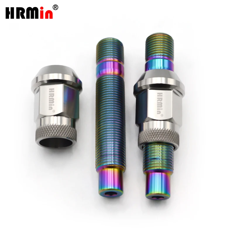 HRMin 10.9 grade Gr.5 titanium 20pcs wheel stud M14*1.25*78mm with 20pcs titanium nut M14*1.25*35mm for BMW MINI Rolls-royces
HRMin 10.9 grade Gr.5 titanium 20pcs wheel stud M14*1.25*78mm with 20pcs titanium nut M14*1.25*35mm for BMW MINI Rolls-royces