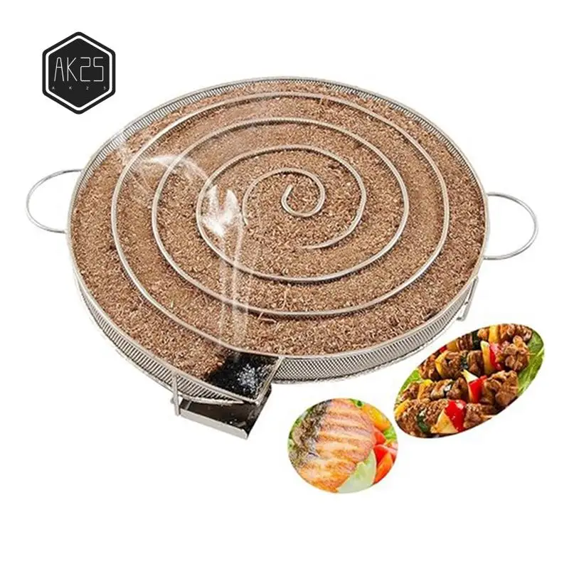 AK25-корзина для курения, подставка для специй, поднос для курения из нержавеющей стали, генератор холодного дыма, коробка для курения, уличная стойка для барбекю
AK25-корзина для курения, подставка для специй, поднос для курения из нержавеющей стали, генератор холодного дыма, коробка для курения, уличная стойка для барбекю