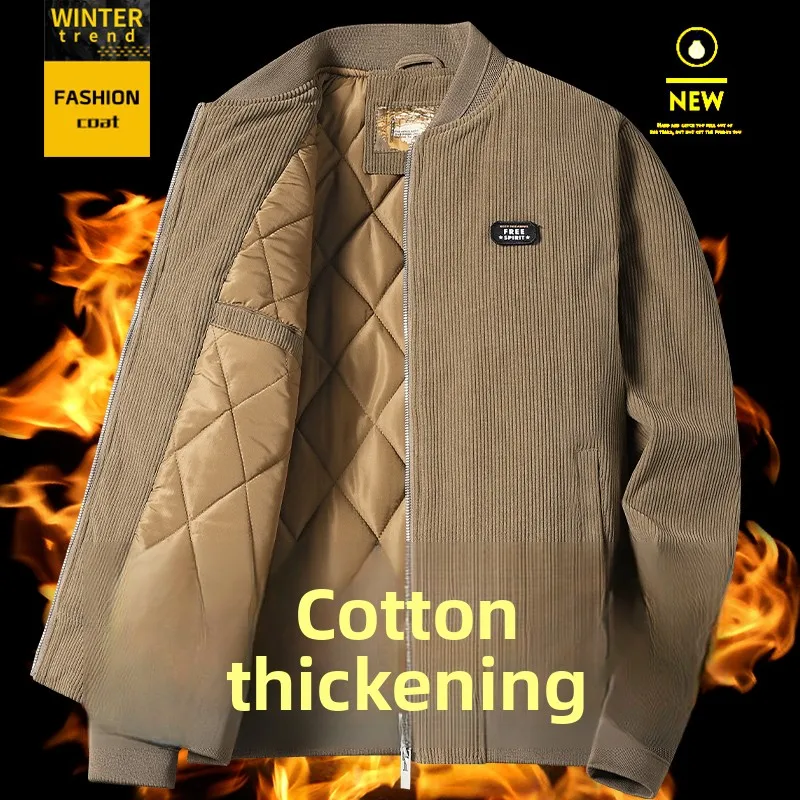 Corduroy Jaet Men's Winter New Loose Stand Collar Cotton Casual Baseball Sle Thiened Retro Cotton Clothes for Youth
Corduroy Jaet Men's Winter New Loose Stand Collar Cotton Casual Baseball Sle Thiened Retro Cotton Clothes for Youth