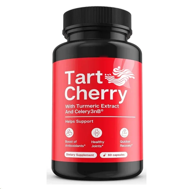 60 Capsules Sour Cherry with Uric Acid for Joint Comfort and Muscle Recovery, Containing 2500 Milligrams of Turmeric
60 Capsules Sour Cherry with Uric Acid for Joint Comfort and Muscle Recovery, Containing 2500 Milligrams of Turmeric