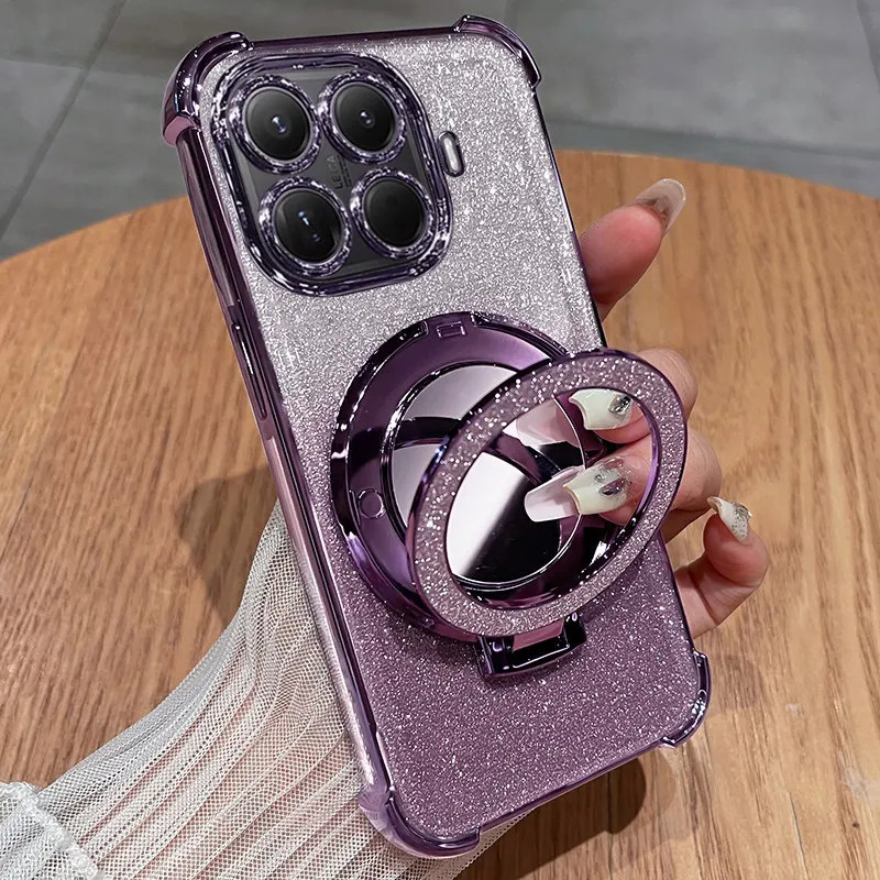 For Xiaomi 17T Pro Shockproof Case For Xiaomi 17T Mirror Magnetic Holder Stand Cover Glitter Soft Silicone Cover For Xiaomi 17T
For Xiaomi 17T Pro Shockproof Case For Xiaomi 17T Mirror Magnetic Holder Stand Cover Glitter Soft Silicone Cover For Xiaomi 17T