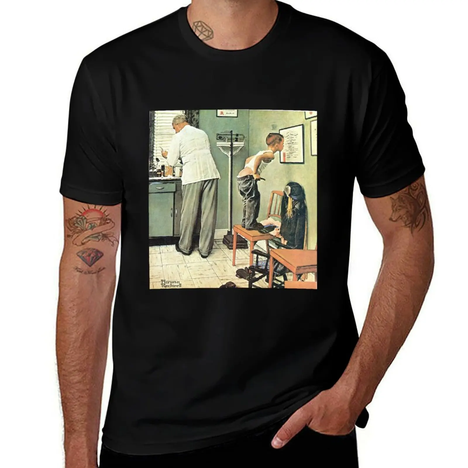Before The Shot 1958 Norman Rockwell T-Shirt graphic t shirts cotton man t-shirts tops compression shirt men 
Before The Shot 1958 Norman Rockwell T-Shirt graphic t shirts cotton man t-shirts tops compression shirt men