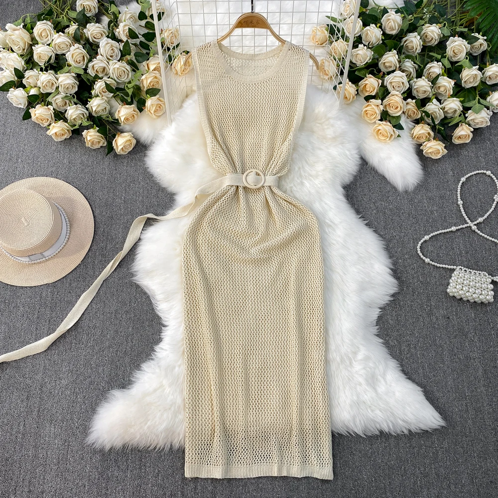 Women Chic vintage hollow out see through Sexy Wrap French Fashion High Street Vestidos Summer Elastic Slim pencil dress 
Women Chic vintage hollow out see through Sexy Wrap French Fashion High Street Vestidos Summer Elastic Slim pencil dress