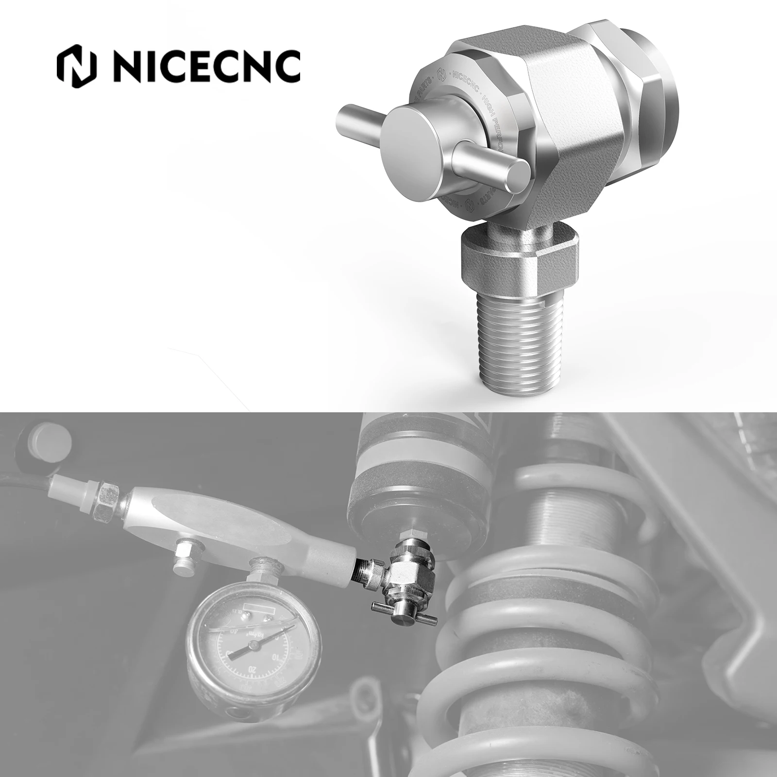 Motorcycle 1/8" NPT Nitrogen Filling Tool Valve For Yamaha Raptor 700R YFM700R Can Am Maverick X3 with Schrader Valve ATV UTV
Motorcycle 1/8" NPT Nitrogen Filling Tool Valve For Yamaha Raptor 700R YFM700R Can Am Maverick X3 with Schrader Valve ATV UTV