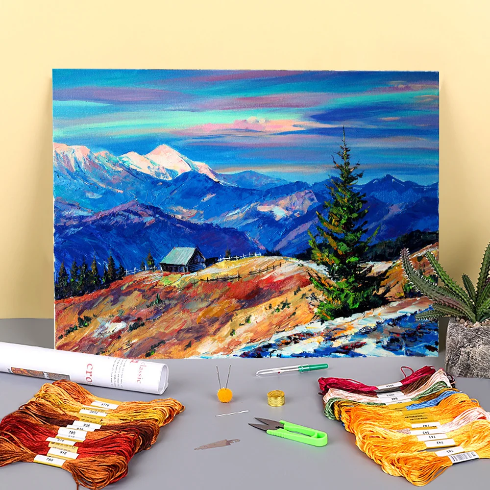 Landscape Mount Hoverla. Morning. Printed Fabric 11CT Cross Stitch DIY Embroidery Patterns DMC Threads Sewing Promotions
Landscape Mount Hoverla. Morning. Printed Fabric 11CT Cross Stitch DIY Embroidery Patterns DMC Threads Sewing Promotions