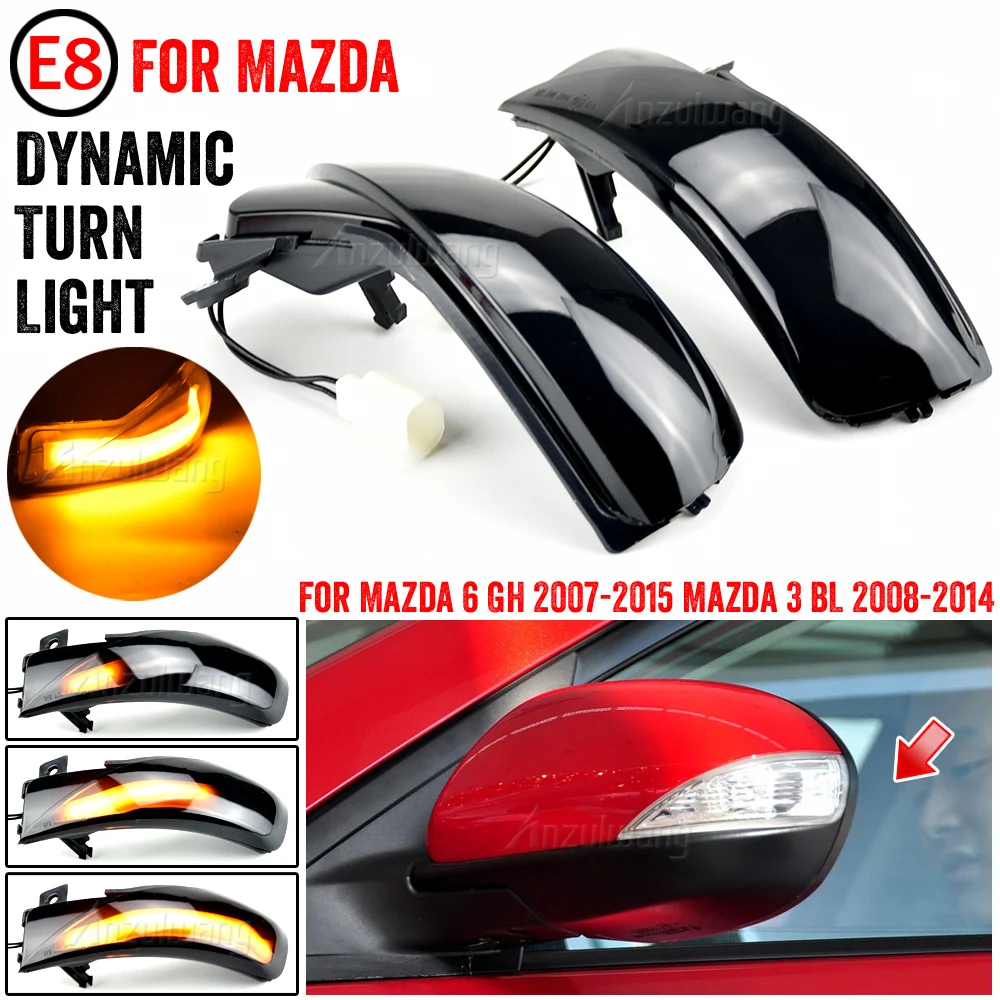 2Pcs For Mazda 3 BL 2008-2014 Mazda 6 GH 2007-2015 LED Dynamic Turn Signal Light Side Mirror Blinker Sequential Flasher Repeater
2Pcs For Mazda 3 BL 2008-2014 Mazda 6 GH 2007-2015 LED Dynamic Turn Signal Light Side Mirror Blinker Sequential Flasher Repeater