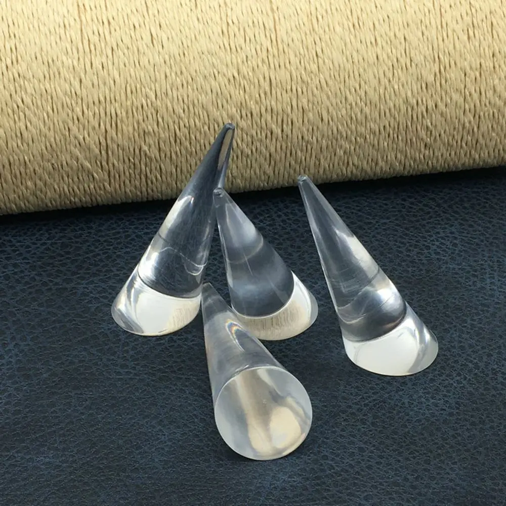 2Pcs Fashion Cone Ring Rack Clear Acrylic Plastic Acrylic High Quality Ring Display Jewelry Display Cone Shape Transparent
2Pcs Fashion Cone Ring Rack Clear Acrylic Plastic Acrylic High Quality Ring Display Jewelry Display Cone Shape Transparent