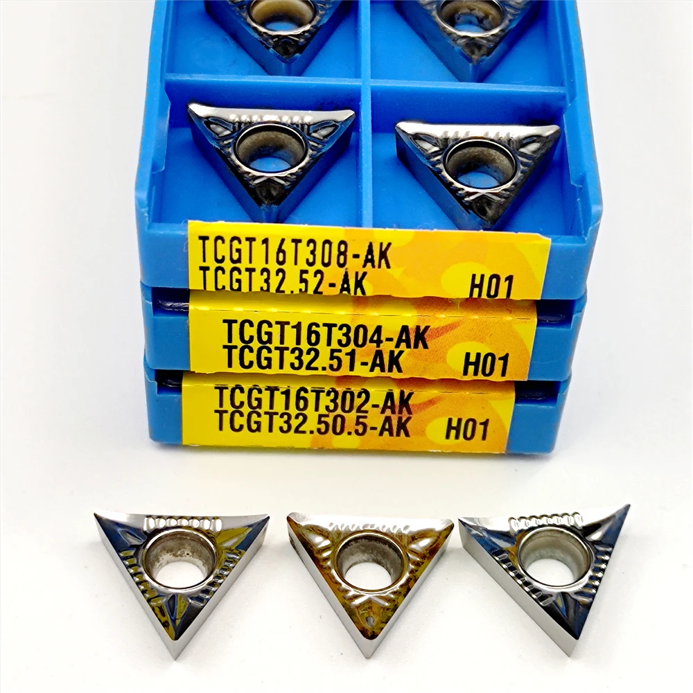 Carbide Blade TCGT16T302 TCGT16T304 TCGT16T308 AK H01 Aluminum CNC Turning Tool Lathe Cutting TCGT 16T302 16T304 16T308
Carbide Blade TCGT16T302 TCGT16T304 TCGT16T308 AK H01 Aluminum CNC Turning Tool Lathe Cutting TCGT 16T302 16T304 16T308