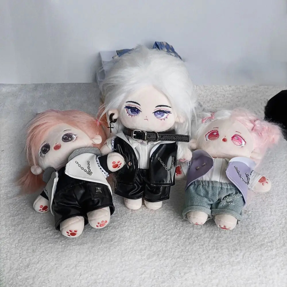 Fashion PU Leather Jacket Coat for 20cm Cotton Dolls Animal Doll Outfit Shirt Shorts Clothes Accessories For 1/12 Bjd Dolls Vest
Fashion PU Leather Jacket Coat for 20cm Cotton Dolls Animal Doll Outfit Shirt Shorts Clothes Accessories For 1/12 Bjd Dolls Vest