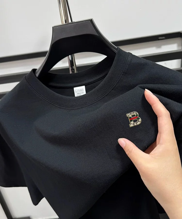 Advanced B letter embroidered short sleeve T-shirt 100% cotton luxury brand summer soft comfortable casual round neck men's top
Advanced B letter embroidered short sleeve T-shirt 100% cotton luxury brand summer soft comfortable casual round neck men's top