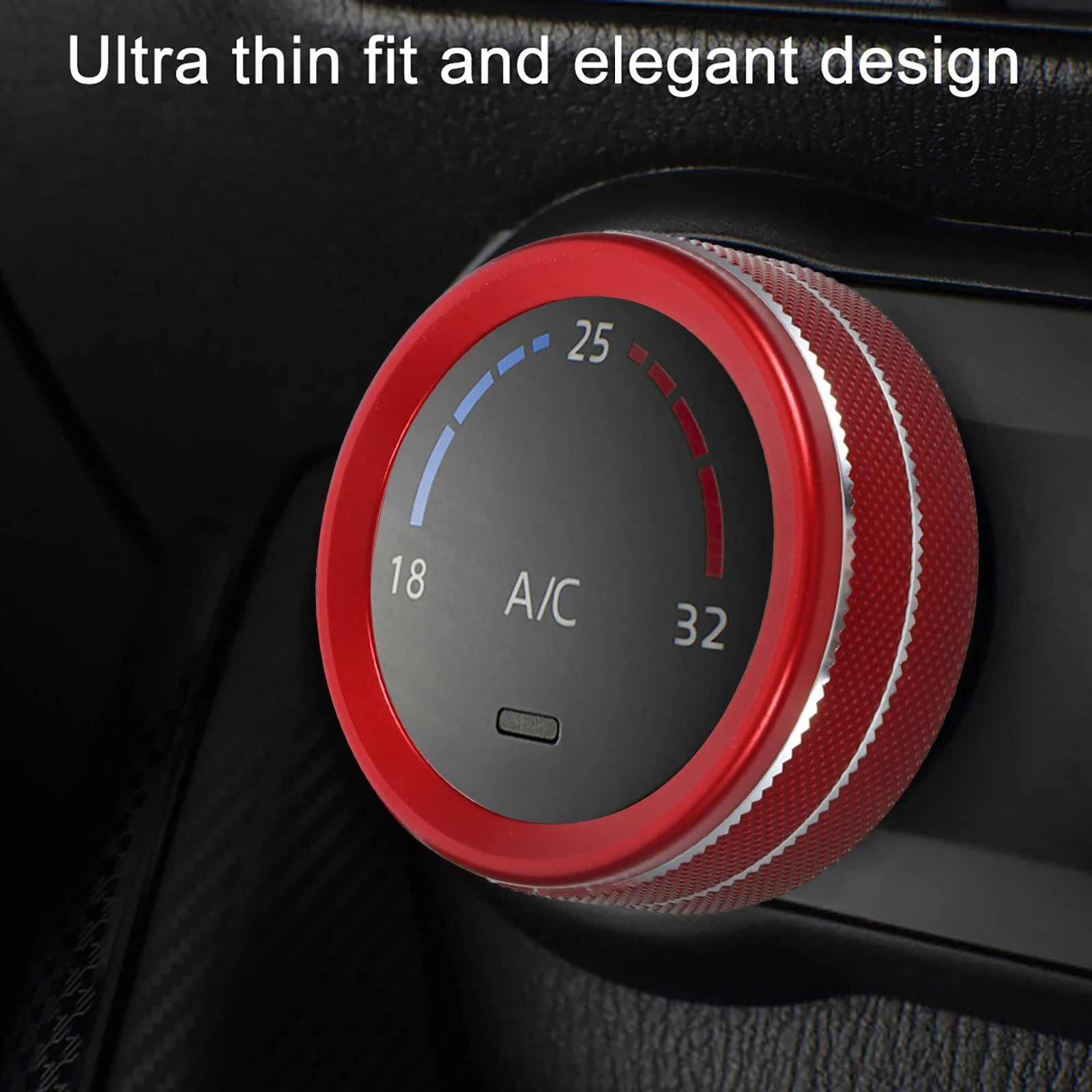 4pcs Air Conditioner Switch Decoration Ring Car Knob Trim Aluminum Alloy Interior Conditioning Accessories Control Panel Knob
4pcs Air Conditioner Switch Decoration Ring Car Knob Trim Aluminum Alloy Interior Conditioning Accessories Control Panel Knob