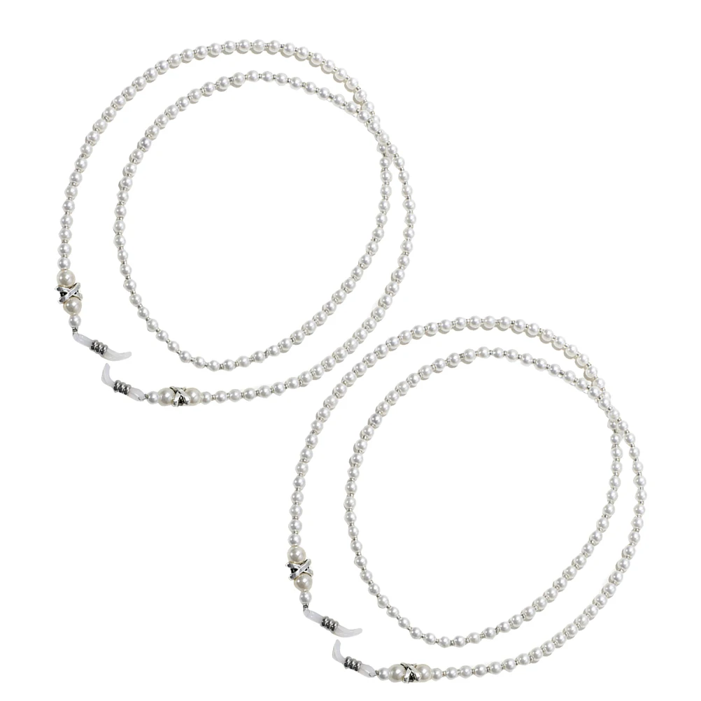 2 Pcs Pearl Glasses Chain Retro Rope Eyeglasses Accessory Strap Accessories Belt for Sunglasses Decorative
2 Pcs Pearl Glasses Chain Retro Rope Eyeglasses Accessory Strap Accessories Belt for Sunglasses Decorative