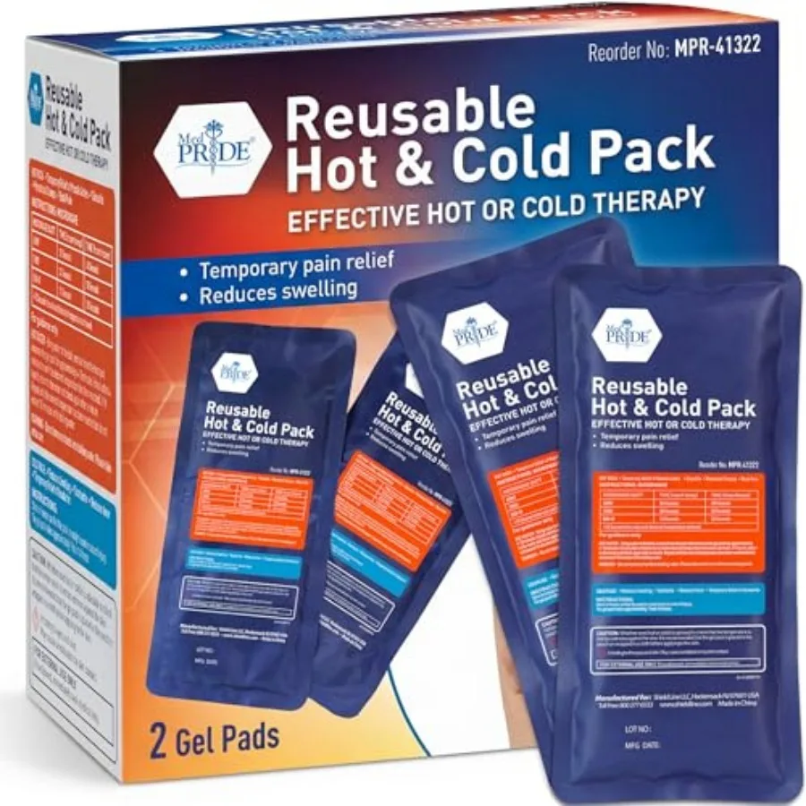 MED PRIDE Reusable Hot and Cold Gel Ice Packs for Injuries Microwavable and Freezer Safe Pain Relief Swelling Flexible Compress
MED PRIDE Reusable Hot and Cold Gel Ice Packs for Injuries Microwavable and Freezer Safe Pain Relief Swelling Flexible Compress