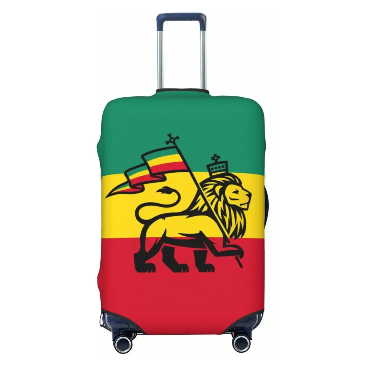 Custom Jamaica Rasta Judah Lion Rastafari Flag Suitcase Cover Elastic Luggage Covers Protector for 18-32 inch
Custom Jamaica Rasta Judah Lion Rastafari Flag Suitcase Cover Elastic Luggage Covers Protector for 18-32 inch