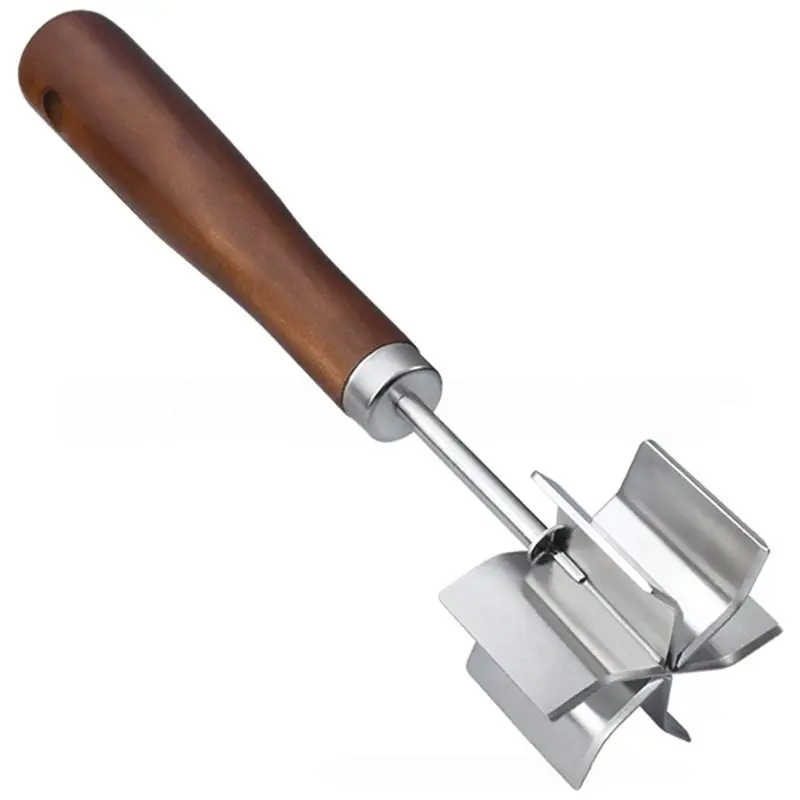 AAAF Stainless Steel Meat Chopper 6-Curve Blades- Ergonomic Wood Handle& Heat-Resistant Design For Ground Beef Masher
AAAF Stainless Steel Meat Chopper 6-Curve Blades- Ergonomic Wood Handle& Heat-Resistant Design For Ground Beef Masher