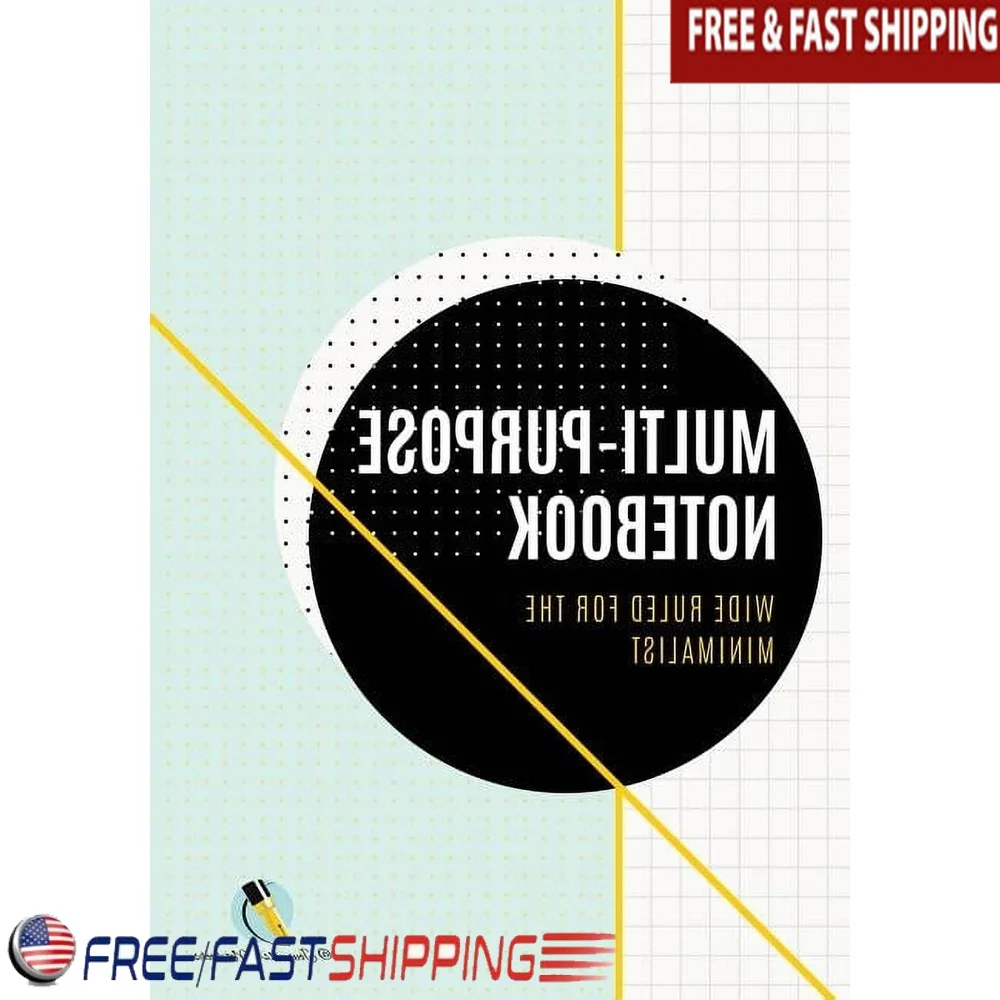 Multi-Purpose Wide Ruled Notebook 120 Pages Perfect Writing Sketching Journaling and Daily Planning
Multi-Purpose Wide Ruled Notebook 120 Pages Perfect Writing Sketching Journaling and Daily Planning